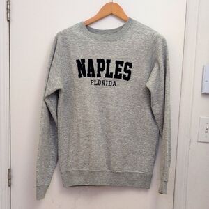 Gray Naples Florida Men's Sweater Size Small